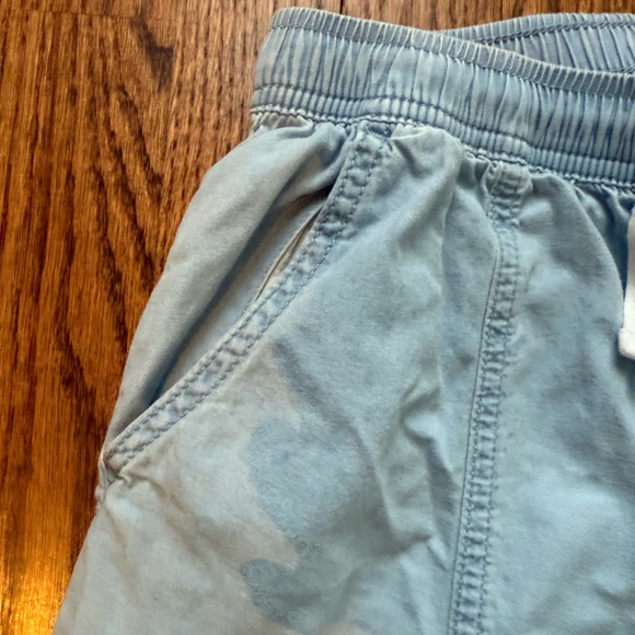 Gap Pull On Barrel Chambray Pants Sz Large - Picture 3 of 4